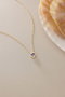 Heliophilia Silver Collar de Plata de Ley 925 con Recubrimiento de Radio en Oro